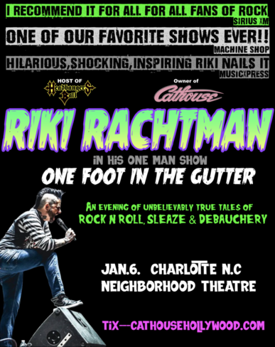 one foot in the gutter poster